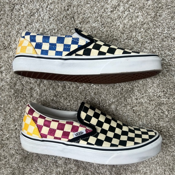 Vans Checkerboard Slip-On Women 7. Almost New! - Picture 7 of 8